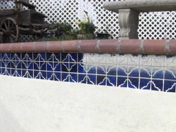 Crosta no rejunte da piscina