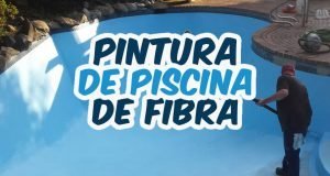 Pintura de piscina de fibra